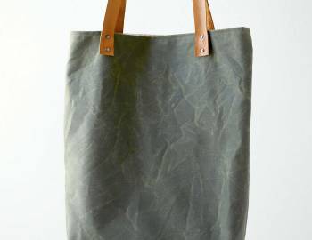 Sew a Waxed Canvas Tote Bag