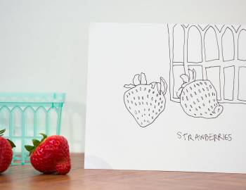 How to Draw Strawberries