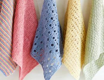 How to Knit Dishcloths