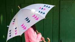 Learn to make this kid’s craft project to make children's drawings and designs into an applique umbrella. This is a great easy summer crafts for kids project for your children.