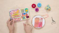 An image from Rebecca Ringquist's Embroidered Sampler Passport Book: A Daily Practice class on Creativebug