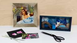 A selection of collages made in Erin Wheeler's Creativebug class Collage Homage: 15 Women Artists to Know