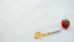 A pattern for Sanae Ishida's Draft and Sew a Knit Cardigan class on Creativebug.