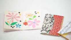 Two colorful handmade books made by Dawn M. Cardona in her Make a Mailable Art Book class on Creativebug.