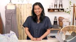 Sanae Ishida appearing on Creativebug Live to talk about her new book Shibui: The Japanese Art of finding Beauty in Aging