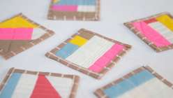 Quilt As You Go Coasters from Faith Hale's Creativebug class