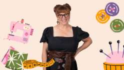 Sadie Metter discussing Me Made May with Creativebug live.