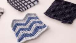 A selection of swatches from Lisa Solomon's Tunisian Crochet Daily Practice class on Creativebug