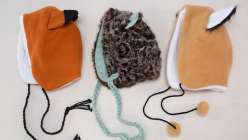 Michele from Simplicity teaches you to stitch a variety of animal hats and hoods, in this children craft projects. This is a perfect beginner sewing project to make these finished hoods for kids.