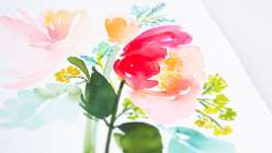 Yao Cheng teaches you how to paint roses, tulips, and peonies. This painting class focuses on layering techniques, using watercolors to paint abstract paintings and landscapes.