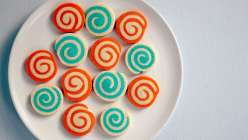 Wilton pinwheel cookies are a fun way to bake with sugar cookies