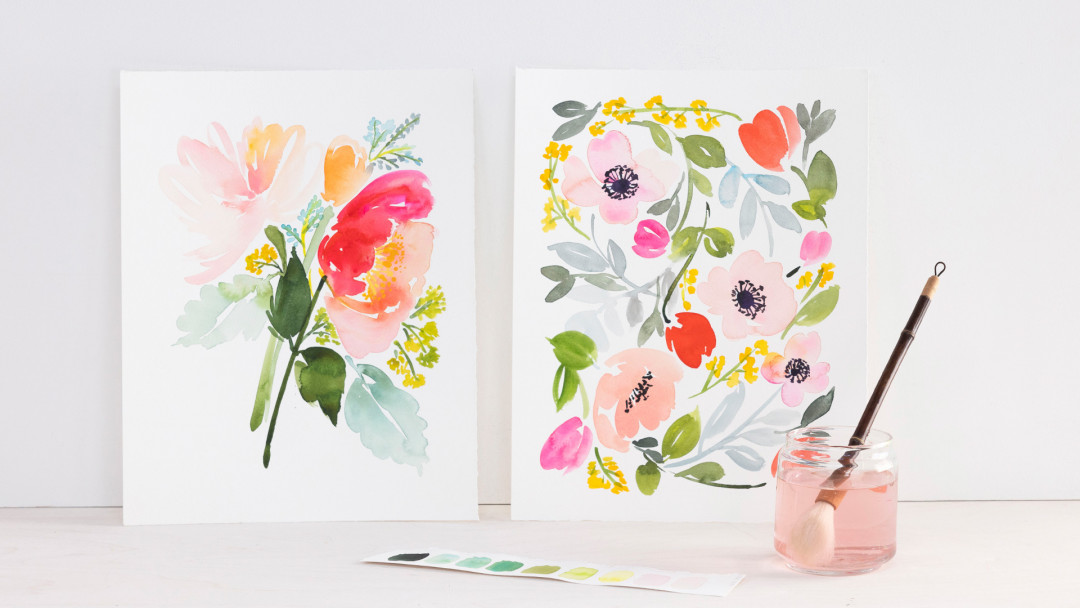 Intermediate Watercolor: A 2-Part Series by Yao Cheng - Creativebug