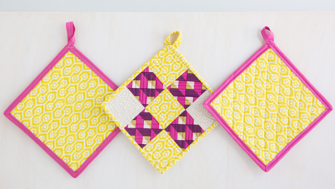 How To Sew Potholders Together at Ruby Adams blog