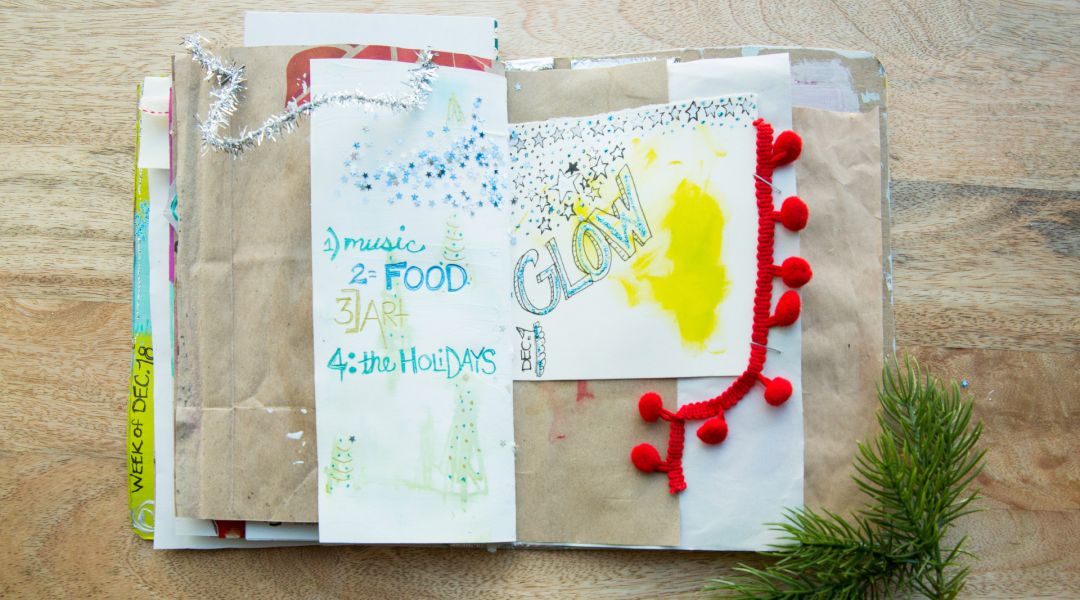 Holiday Art Journaling