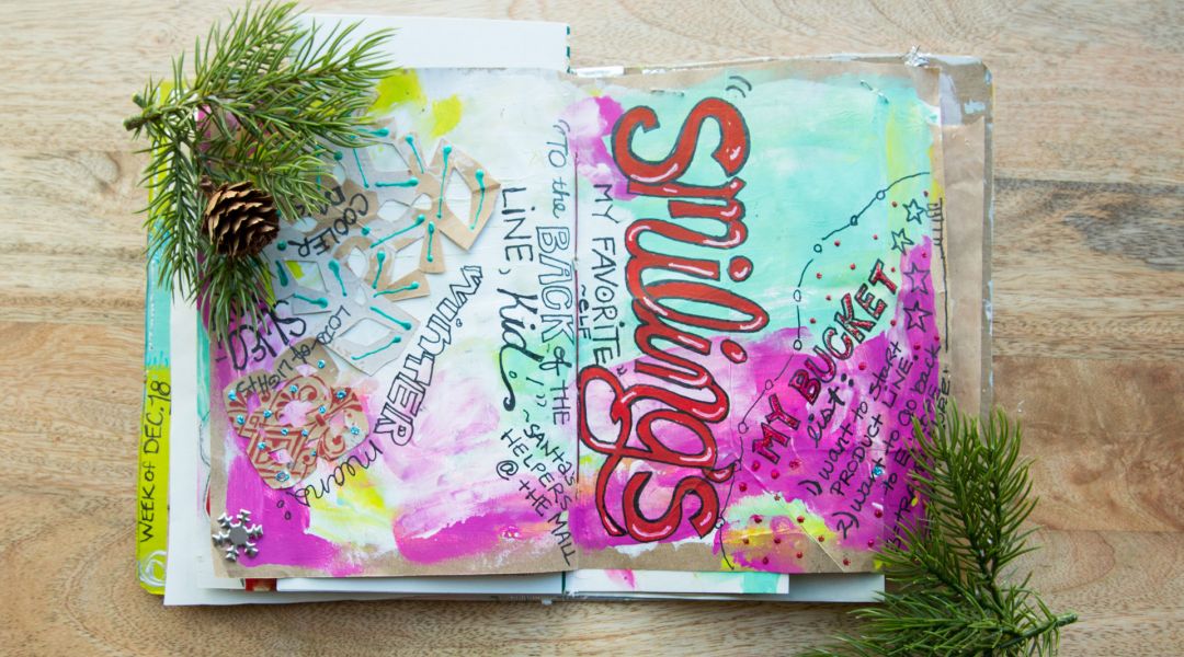 Holiday Art Journaling