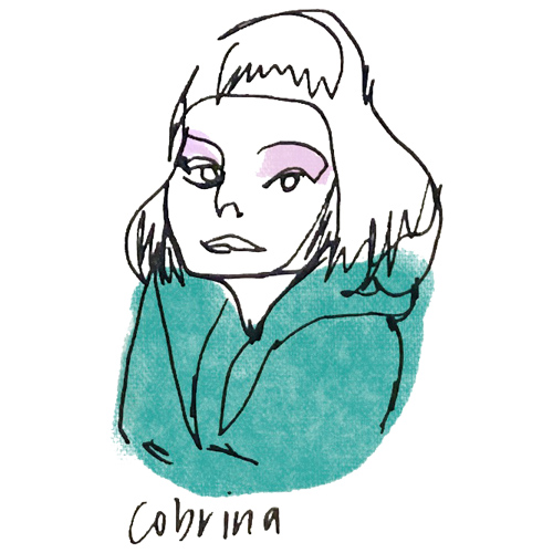 Illustrated portrait of Cobrina Grieco
