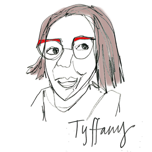 Illustrated portrait of Tyffany DeGray